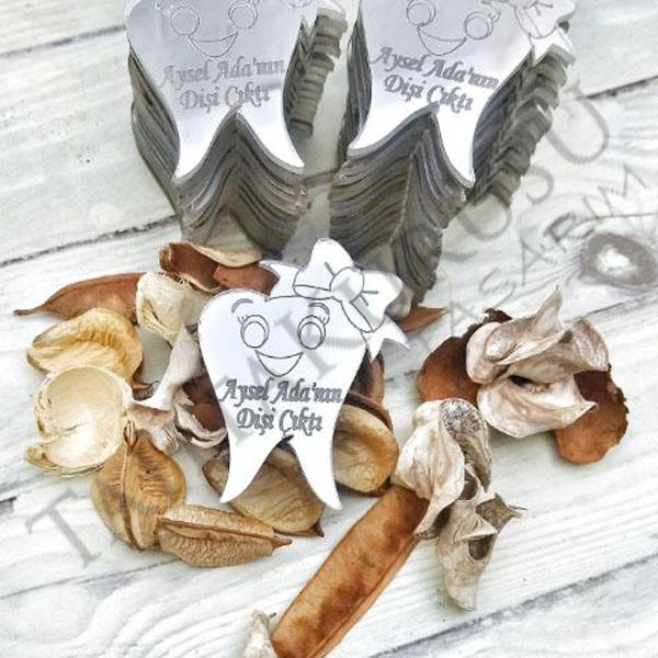 Pleksi ayna lazer kesim Diş1